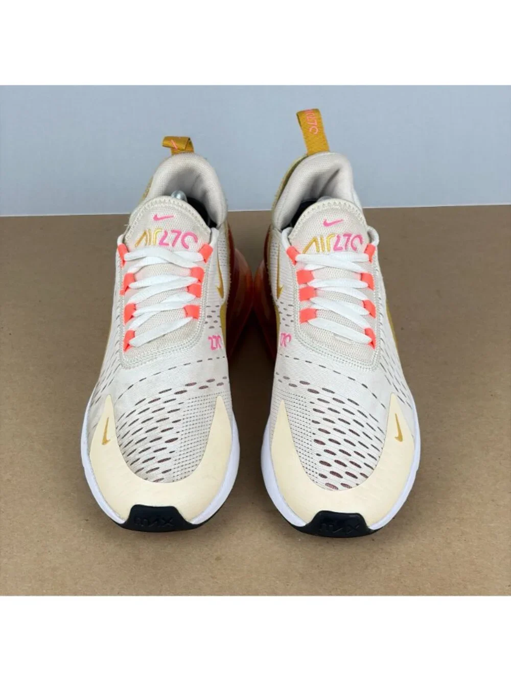 Nike Air Max 270 Guava Ice Cream Tint Athletic Shoes Womens 8.5 Mesh Low Top
